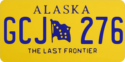 AK license plate GCJ276
