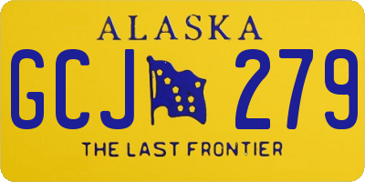 AK license plate GCJ279