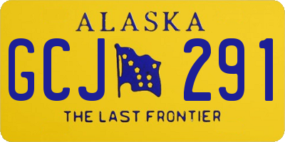 AK license plate GCJ291