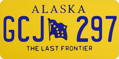 AK license plate GCJ297