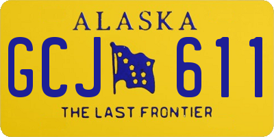 AK license plate GCJ611