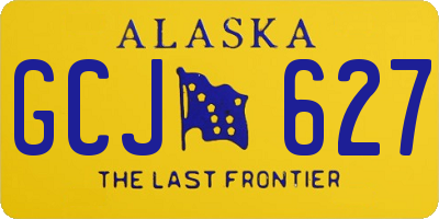 AK license plate GCJ627