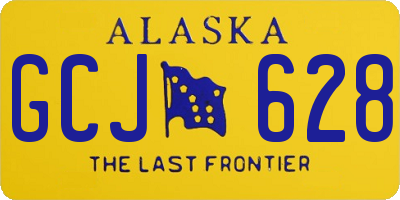 AK license plate GCJ628