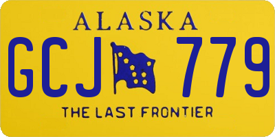 AK license plate GCJ779