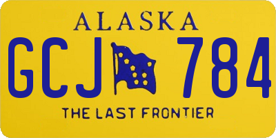 AK license plate GCJ784