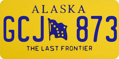 AK license plate GCJ873
