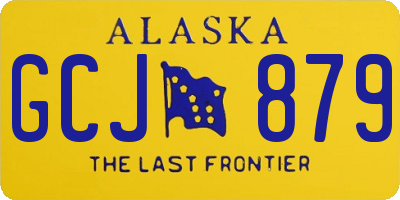 AK license plate GCJ879