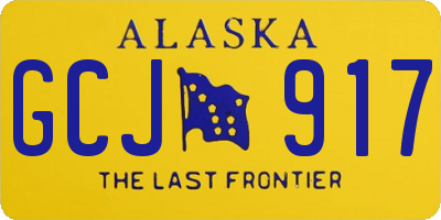 AK license plate GCJ917