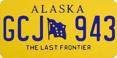 AK license plate GCJ943