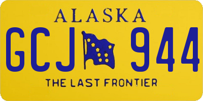 AK license plate GCJ944