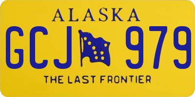 AK license plate GCJ979