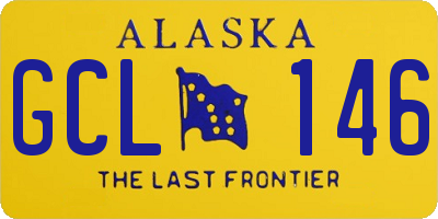 AK license plate GCL146