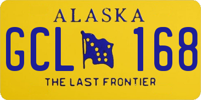 AK license plate GCL168