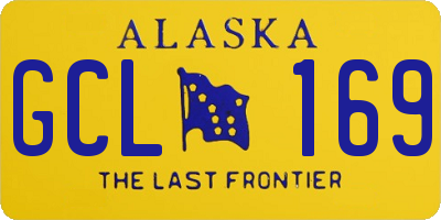 AK license plate GCL169