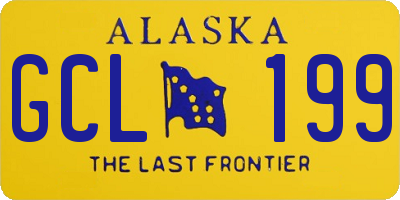 AK license plate GCL199