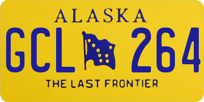 AK license plate GCL264