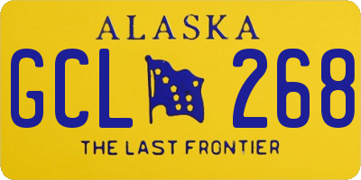 AK license plate GCL268