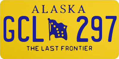 AK license plate GCL297