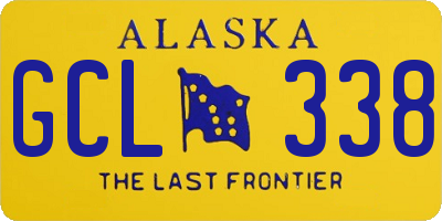 AK license plate GCL338