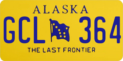 AK license plate GCL364