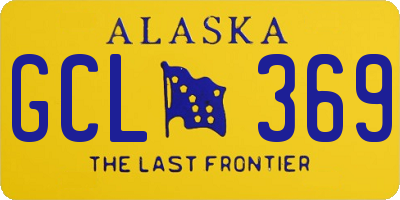 AK license plate GCL369