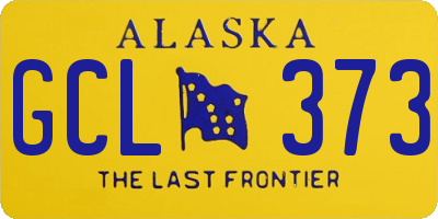 AK license plate GCL373