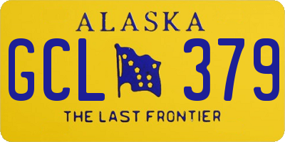 AK license plate GCL379
