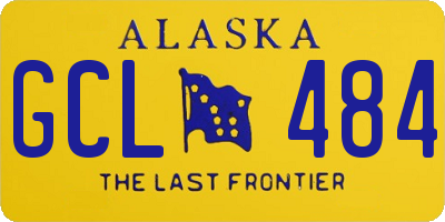 AK license plate GCL484