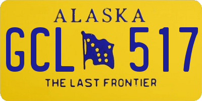 AK license plate GCL517