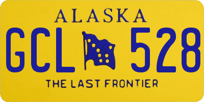AK license plate GCL528