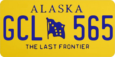 AK license plate GCL565