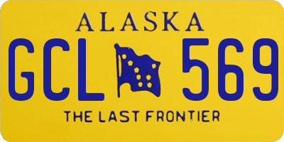 AK license plate GCL569