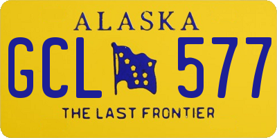 AK license plate GCL577