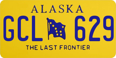 AK license plate GCL629