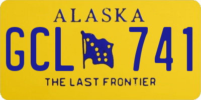 AK license plate GCL741
