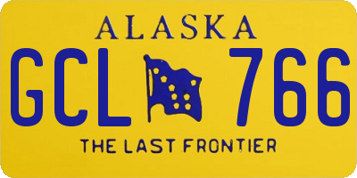 AK license plate GCL766