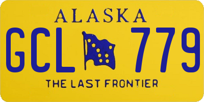 AK license plate GCL779