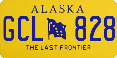 AK license plate GCL828