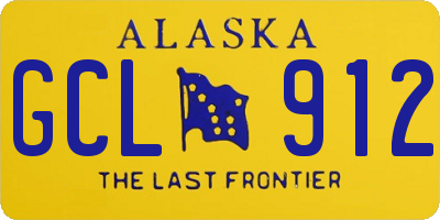 AK license plate GCL912