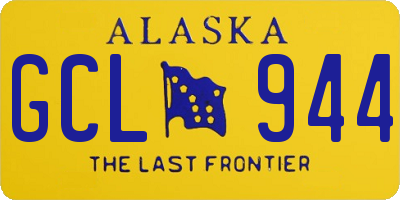 AK license plate GCL944