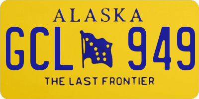 AK license plate GCL949