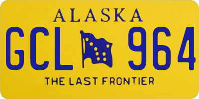 AK license plate GCL964