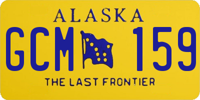 AK license plate GCM159