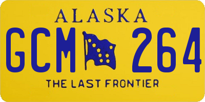 AK license plate GCM264