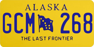 AK license plate GCM268