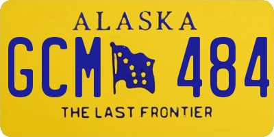 AK license plate GCM484