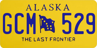 AK license plate GCM529