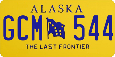 AK license plate GCM544