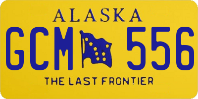 AK license plate GCM556