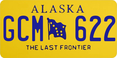 AK license plate GCM622